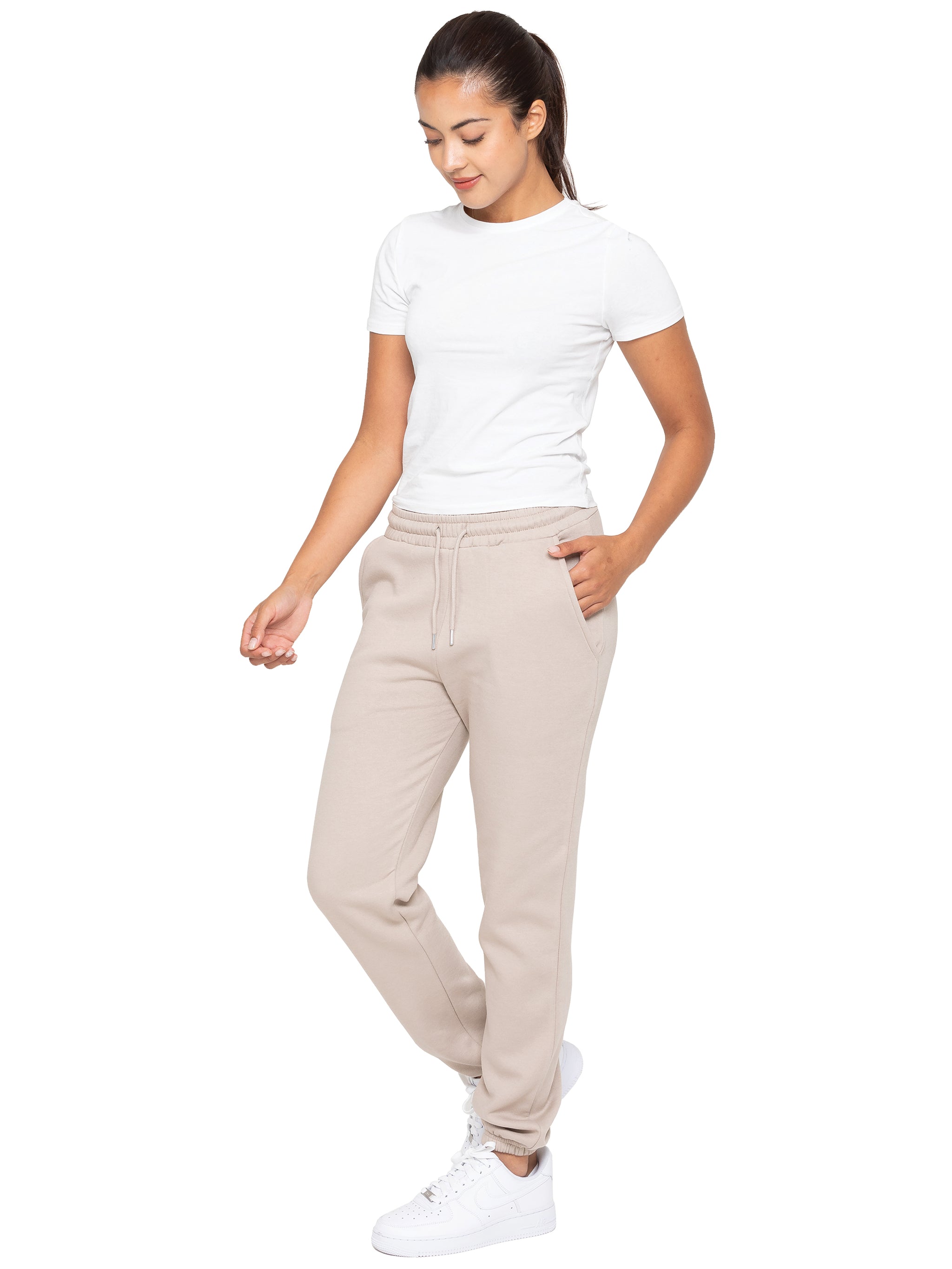 Relaxed Sweat Cuffed Jogger Oatmeal ENZO Jeans