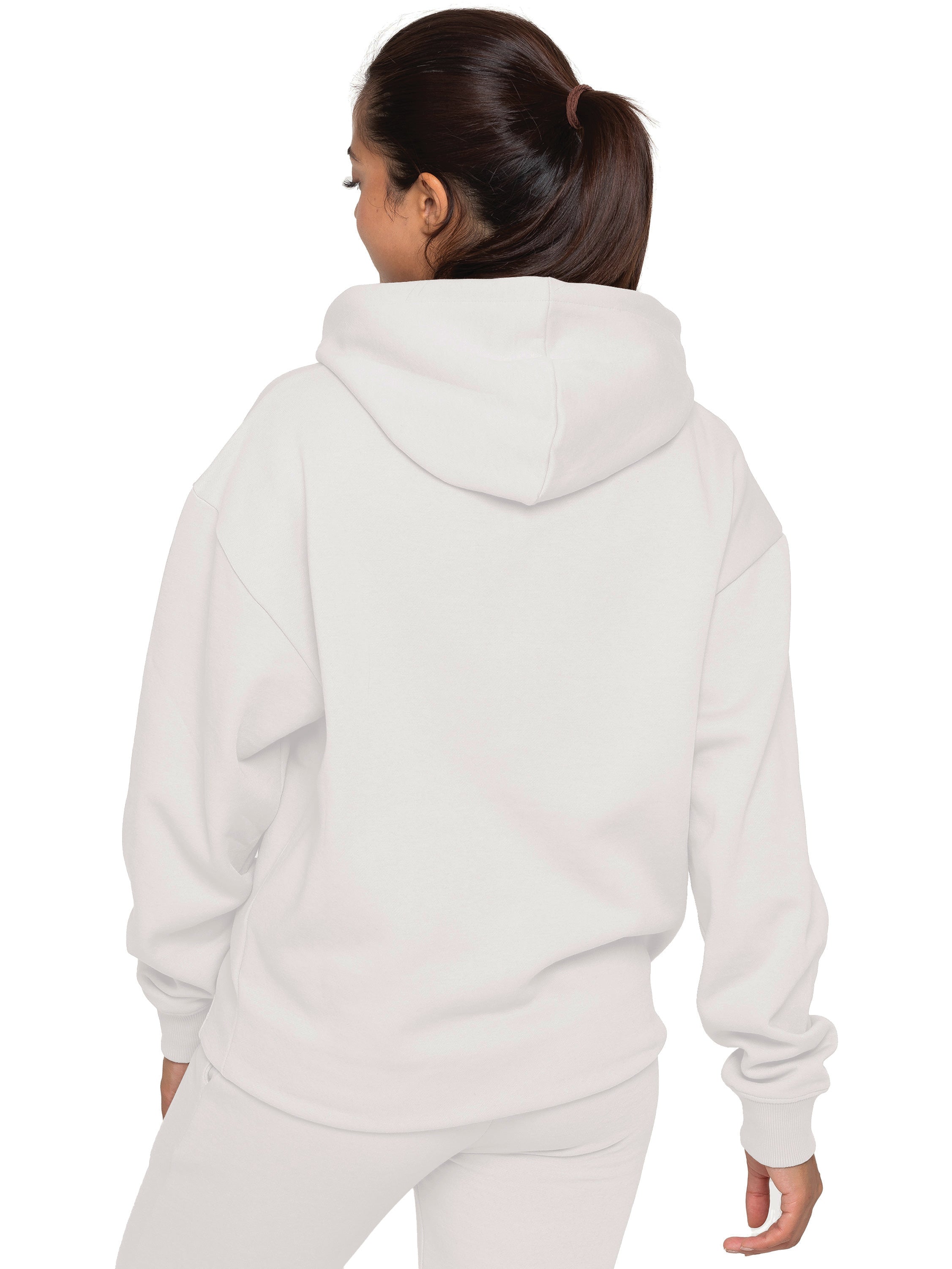 Oversized Zip Hoodie and Jogger Set - Off White – ENZO Jeans
