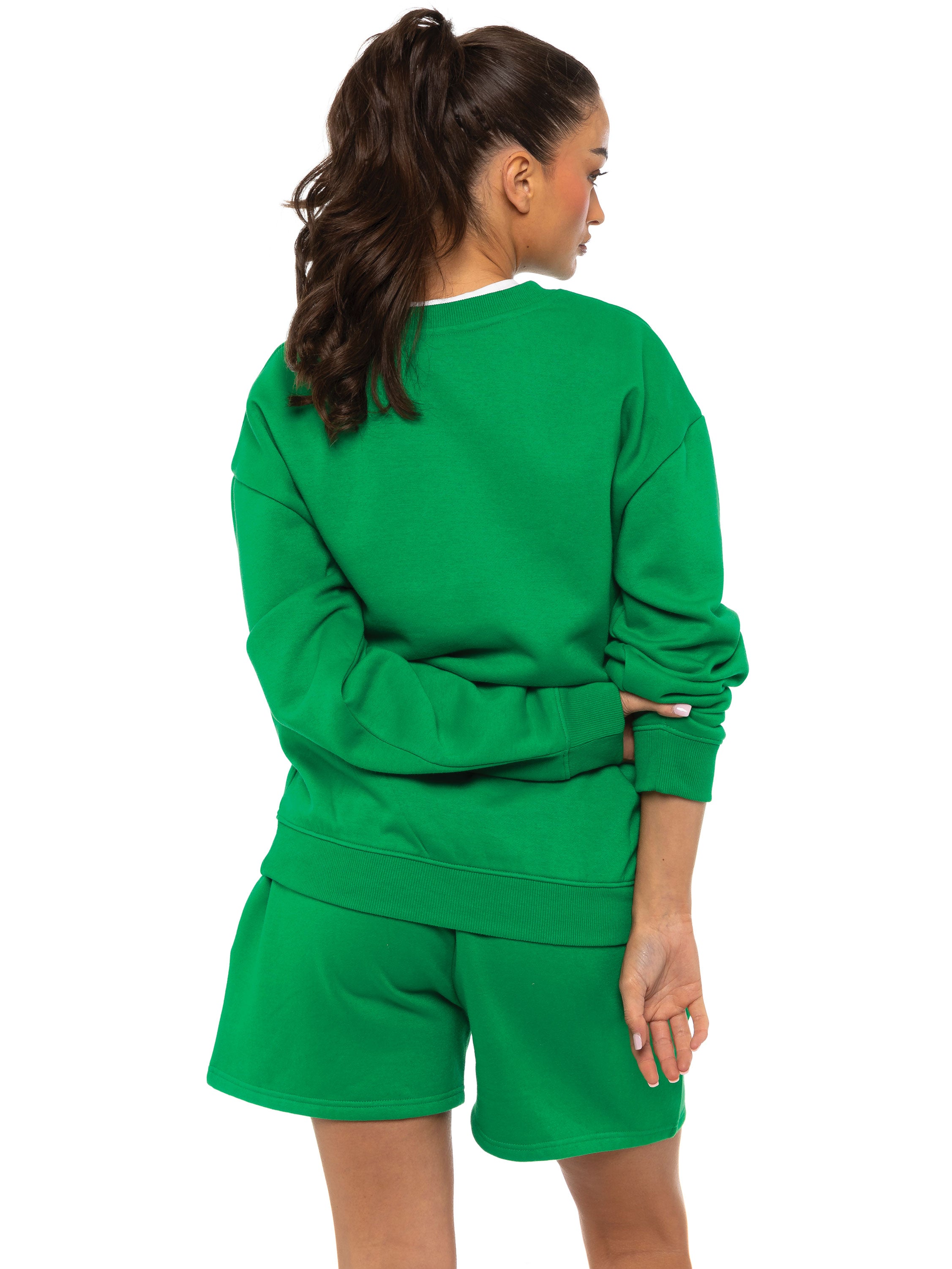 Legwear Fashion on X: Green sweater, army green shorts and